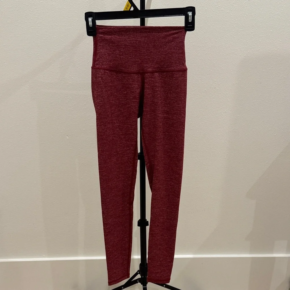 Born Primitive High-Rise Maroon Stretch Leggings